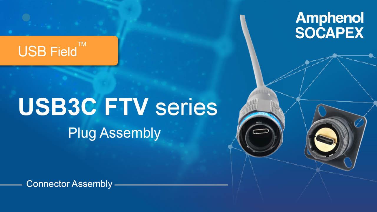 Conector assembly -USB3CTV