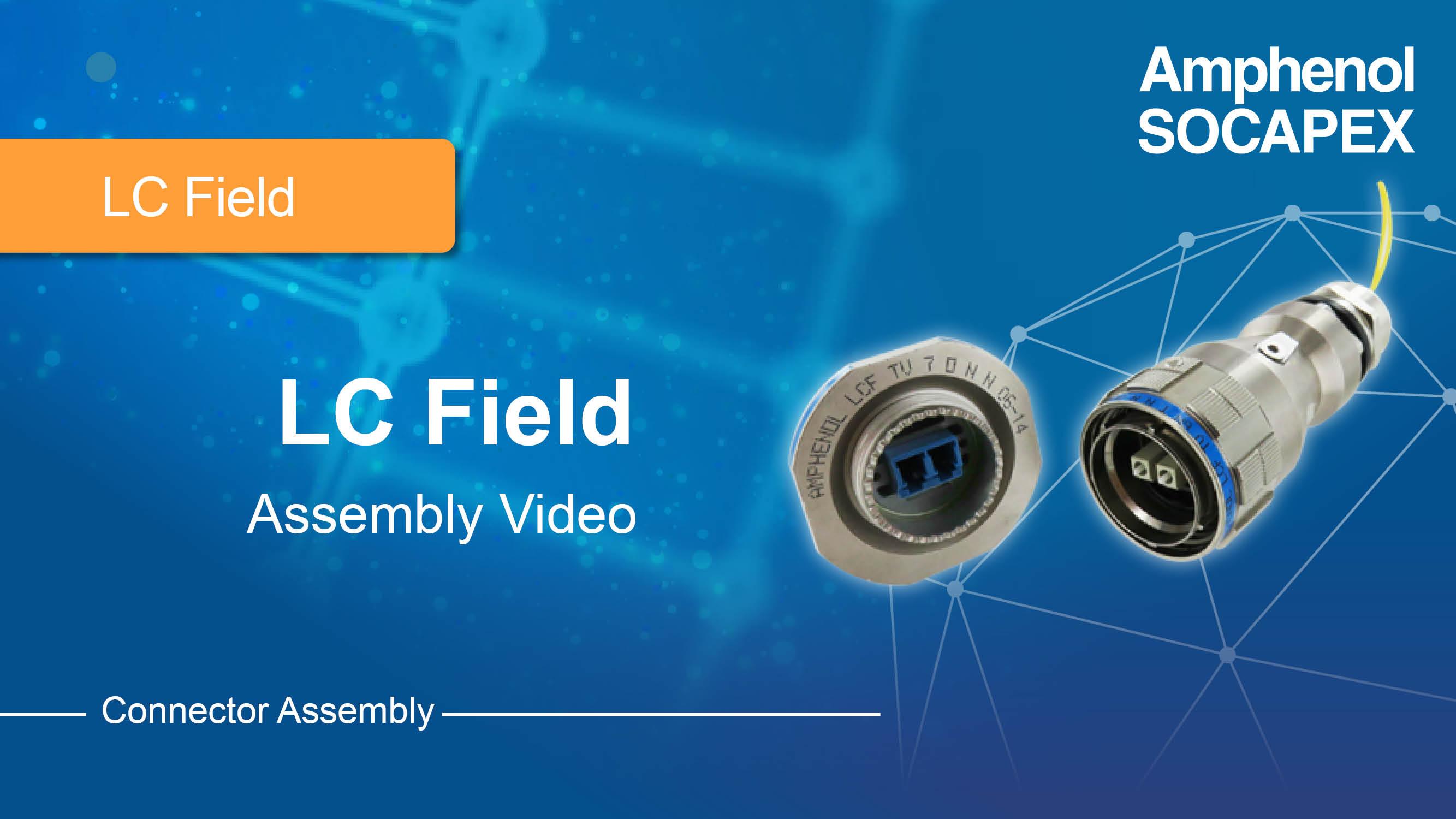 AMPHENOL ACC08R36-15S-003-LC / ACC08R3615S003LC（真新しい） LC Fiber optic connector | Amphenol Socapex