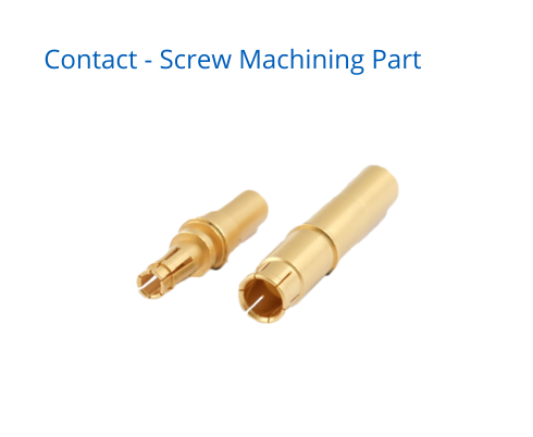 Contatto per la lavorazione delle viti